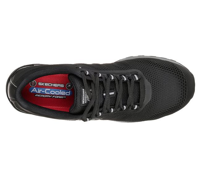 Zapatos de Trabajo Skechers Hombre - Bulklin Comp Toe Negro HWJDN8739